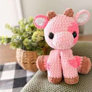 Amigurumi Stuffed Cow